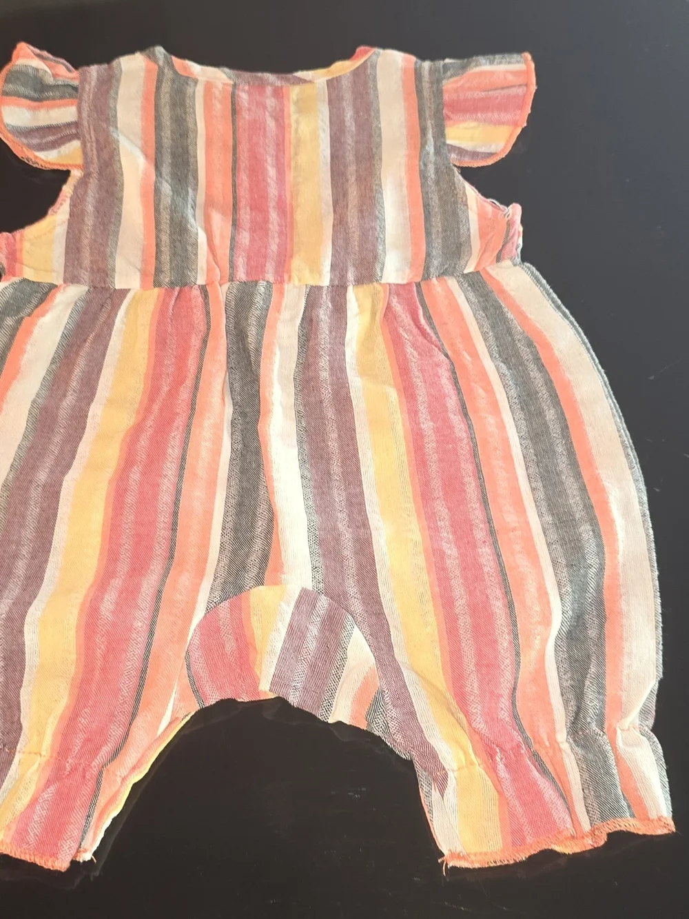 Striped Multicolor Baby One-Piece Romper